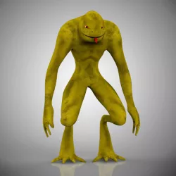 lizard 3D model