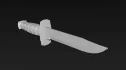 Low-Poly Knife Low-poly  3D model