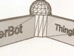 Makerbot and Thingiverse street corner sign