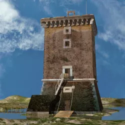 Medieval Saracen Tower -  XV Century 3D model