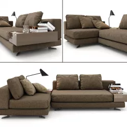 minotti sofa 3D model