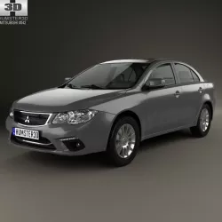 Mitsubishi Lancer Fortis 2013 3D model