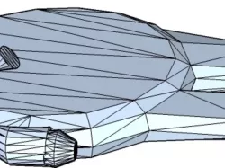 Model of the millenium falcon