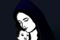 Mother Mary and her Son