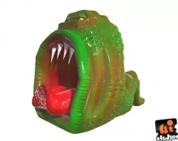Muncher - Alien Worm Low-poly  3D model