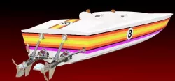 Offshore Powerboat 3D model