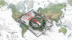 orienteering map compass