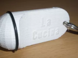 parametric hotel key ring