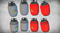 Propane Tanks Low-poly  3D model