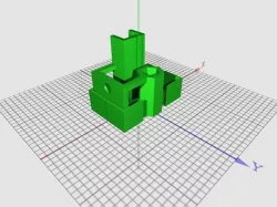 PRUSA x axis warp free print design