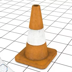 Road Cone 3D model