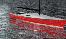 Sailing yacht 3D model