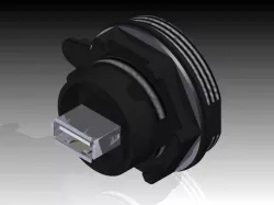 Sealed USB Receptacle - Samtec SCRU-02
