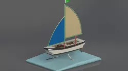 Semi Luxry Yacht for MakerBot Replicator 2 Desktop 3D Printer Challenge