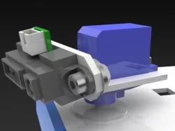 Sharp IR Sensor Servo Bracket