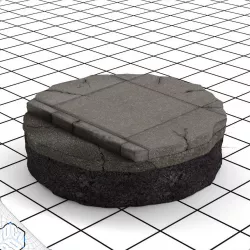 Sidewalk Display Stand Turntable 3D model