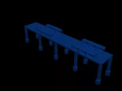 Simple Pier 3D model