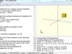 Some Matrix Maths for OpenScad