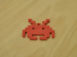 Space Invader Ornament/Key Chain