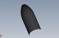 SpaceX Falcon 9 payload fairing volume