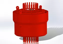 Spherical BOP 13-5/8"-10k wedge cover