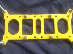 Squashed frog replacement for repraps: parametric , printable