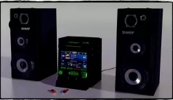 Stereo System 3D model