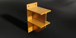 Support for rail (overhead crane)