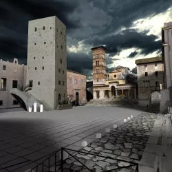 Terracina Forum Scene 3D model