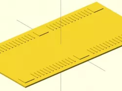 Test Stripes to calibrate extruder start and stop 0v0