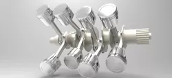 V8 engine
