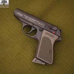 Walther PPK 3D model