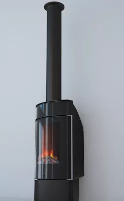 Wood Stove FS Low-poly  3D model