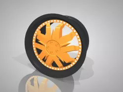 20" Car Rim 5 bolt circle