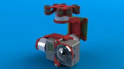 3 Axis Gopro Hero 2 Brushless Gimbal