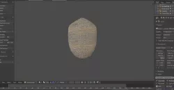 3D Ancient Shield 3D model