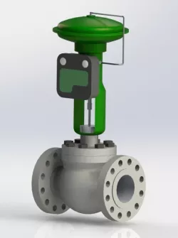 6" Fisher Actuator with C1 Pneumatic Control