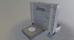Amsterdam Fortis Low-poly  3D model