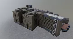 Amsterdam VU Medical Low-poly  3D model