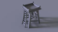 archer tower Low-poly  3D model