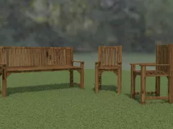 Balcony Furniture 3D model
