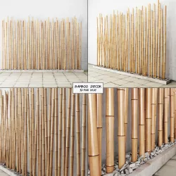 Bamboo decor n19 3D model