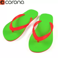 Beach Slippers 3D model