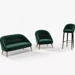 Brabbu Malay armchair sofa and bar chair 3D model