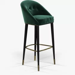 Brabbu Malay bar chair 3D model