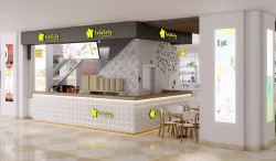Bubble tea shopping mall 3D model