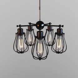 Burt Pendant Light 3D model