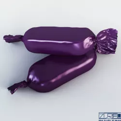 Candy wrapper v 2 3D model