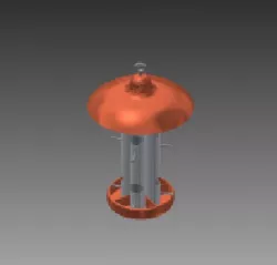 cardinal birdfeeeder