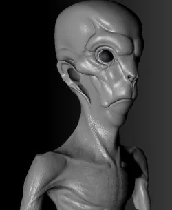 cat alien  3D model